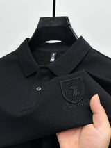 Navy Embroidered Polo Shirt