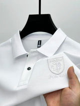 Navy Embroidered Polo Shirt