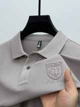 Navy Embroidered Polo Shirt