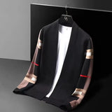 VOGUEOUS™ Heritage Striped Knit Cardigan