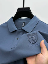 Navy Embroidered Polo Shirt