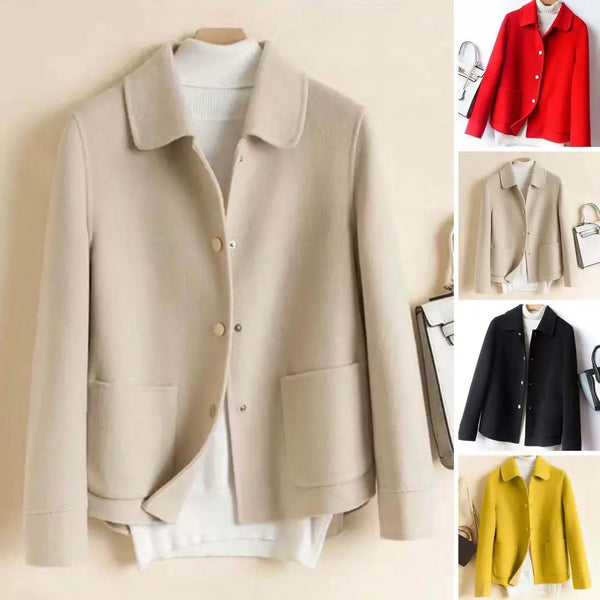 VOGUEOUS™ Minimal Wool Blend Jacket