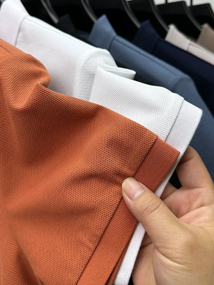 Navy Embroidered Polo Shirt